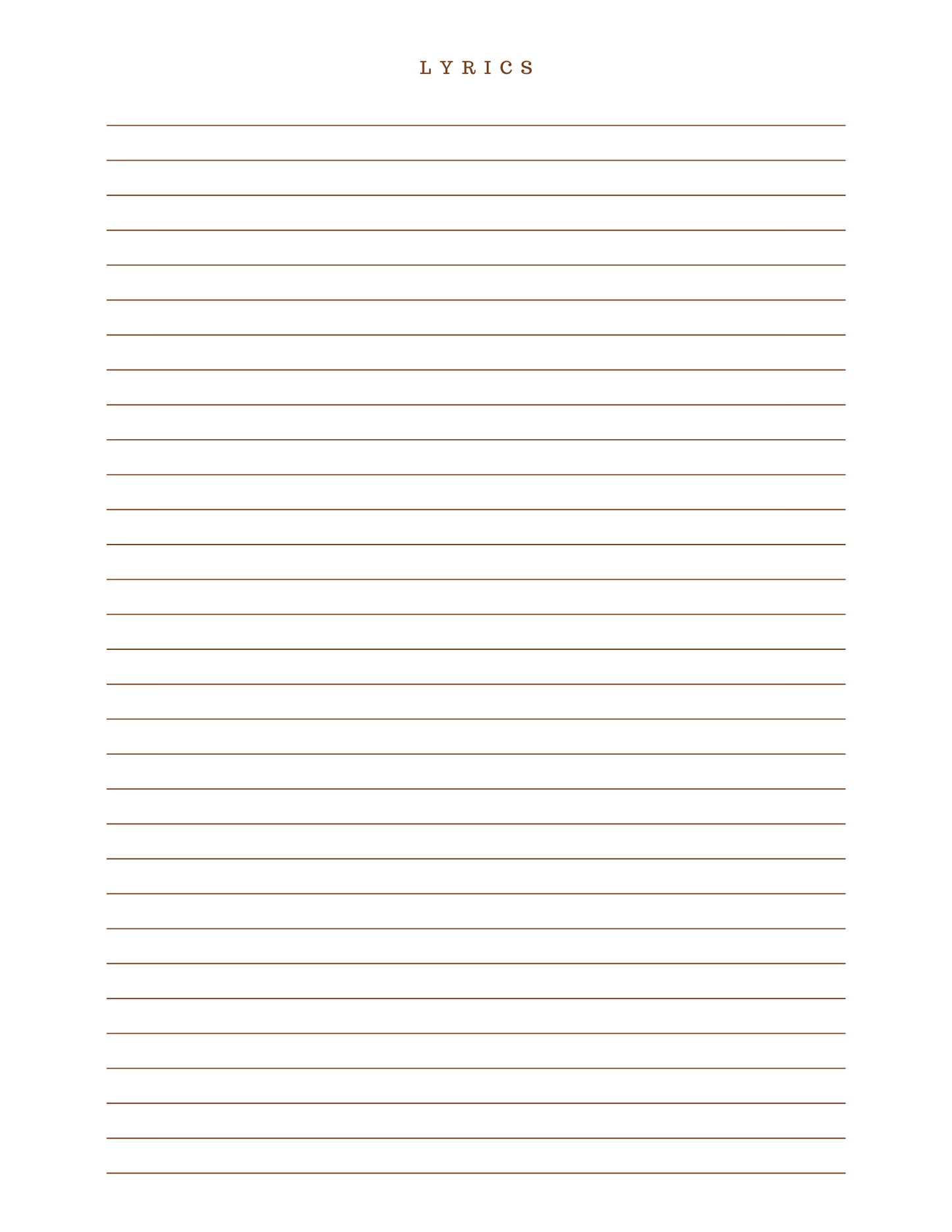 “Source Innergy Lyric Journal minimalist lined page titled Lyrics – designed for songwriters, poets, and creatives to organize music, poems, and deep thoughts for authentic self-expression.”